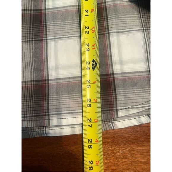 Carhartt Shirt Womens XXL (est) Tan Plaid Button Up Lightweight Pocket Long Slee - Picture 5 of 6